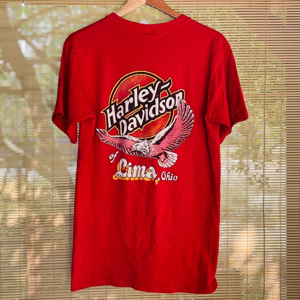 VINTAGE HARLEY HENLEY ‘T’ SHIRT